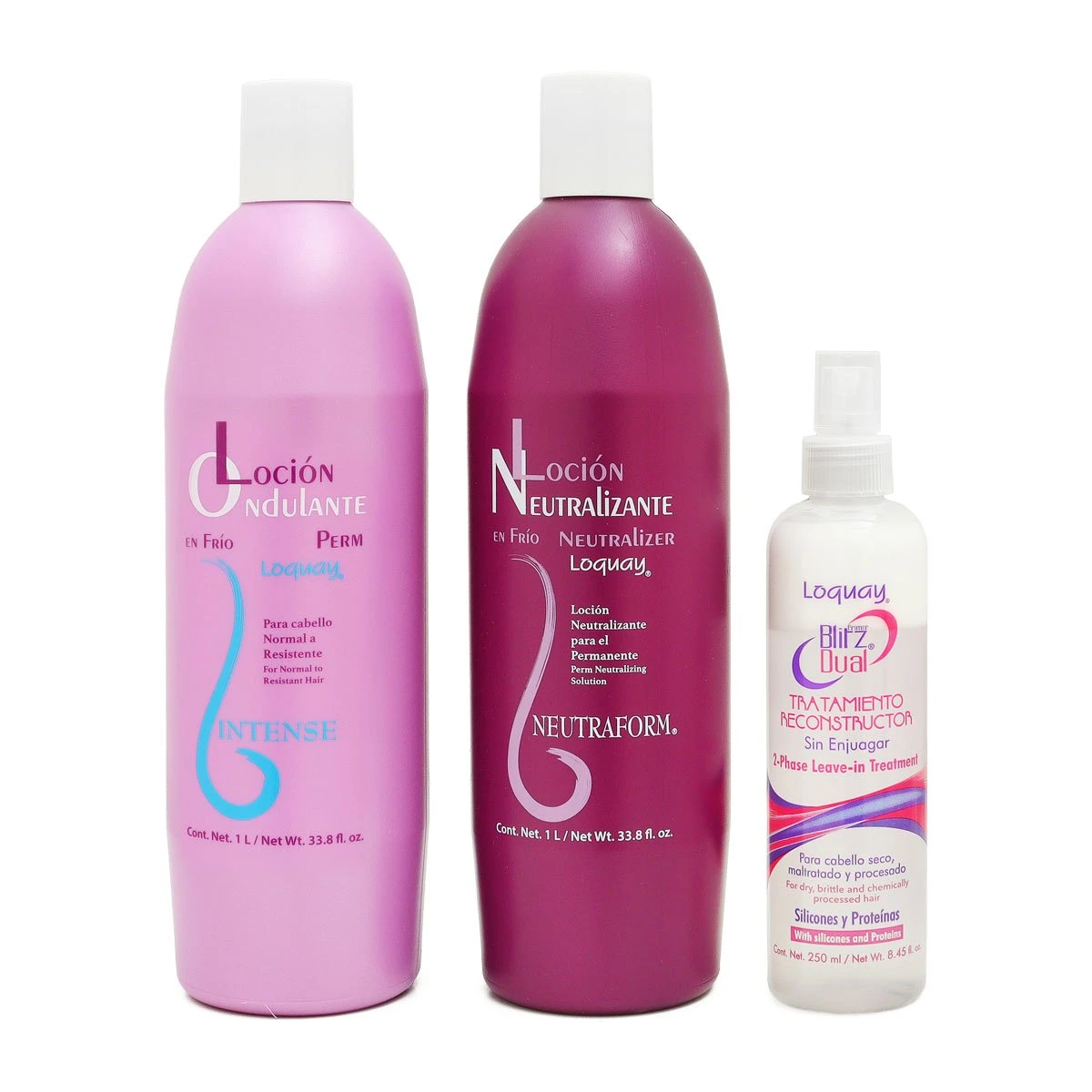 Loción Ondulante y Loción Neutralizante Normal Loquay 1 L