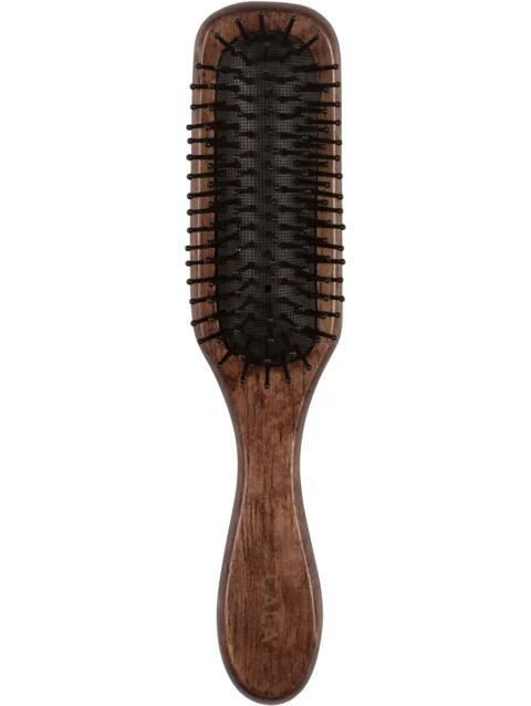 MEN'S PADDLE HAIR BRUSH (DARK WOOD)