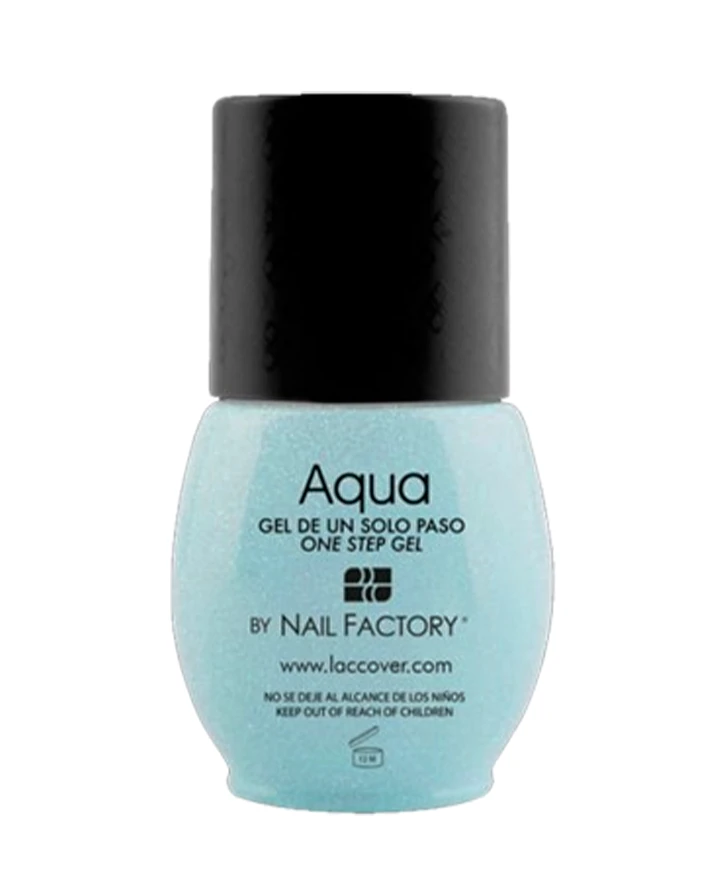 NAIL FACTORY LACCOVER ONE SHOT 14 ML. AQUA