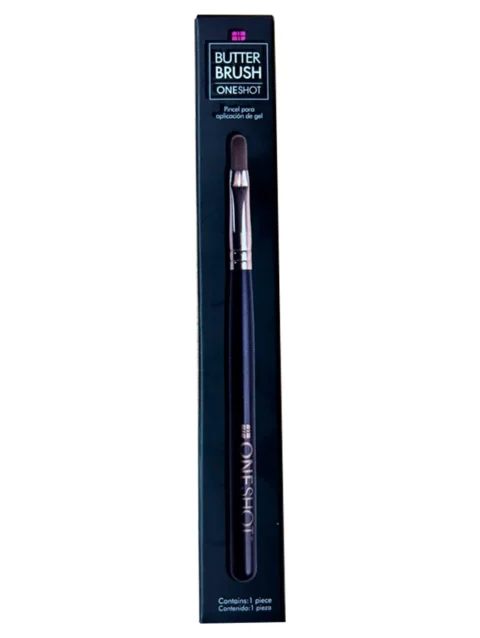 NAIL FACTORY ONE SHOT BUTTER BRUSH PINCEL PARA APLICACION DE GEL MANTEQUILLA