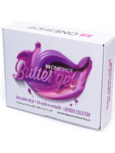 NAIL FACTORY ONE SHOT BUTTER GEL LAVENDER COLLECTION