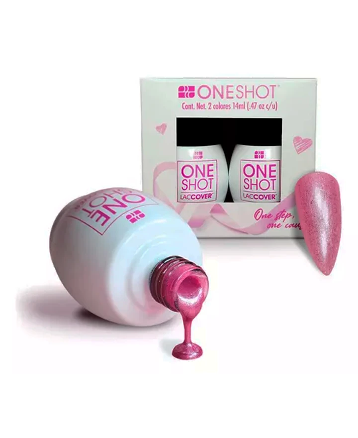 NAIL FACTORY ONE SHOT LACCOVER DUO PACK EDICION CANCER DE MAMA