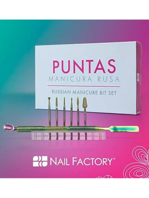NAIL FACTORY SET PUNTAS MANICURA RUSA
