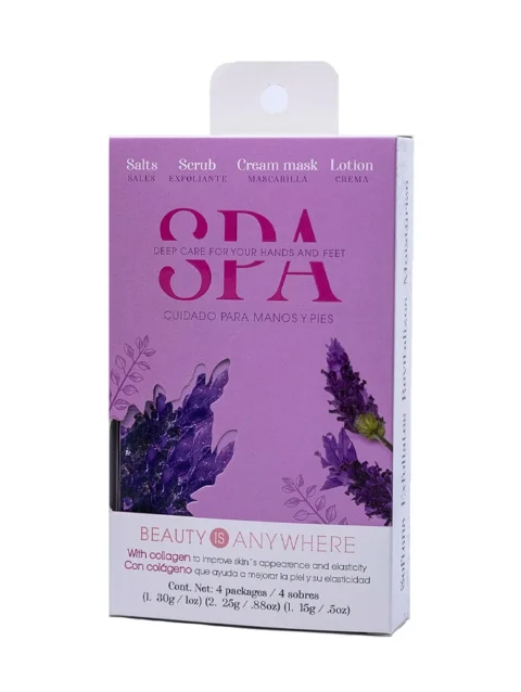 NAIL FACTORY SPA KIT MANICURA Y PEDICURA LAVANDA