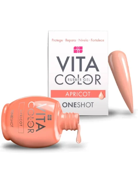 NAIL FACTORY VITA COLOR ONE SHOT 14 ML. RUBBER APRICOT