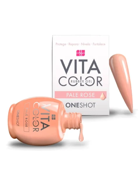 NAIL FACTORY VITA COLOR ONE SHOT 14 ML. RUBBER PALE ROSE