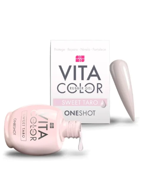 NAIL FACTORY VITA COLOR ONE SHOT 14 ML. RUBBER SWEET TARO