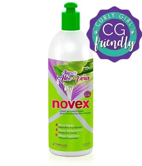Novex, Acondicionador sin Enjuague con Super Aloe Vera