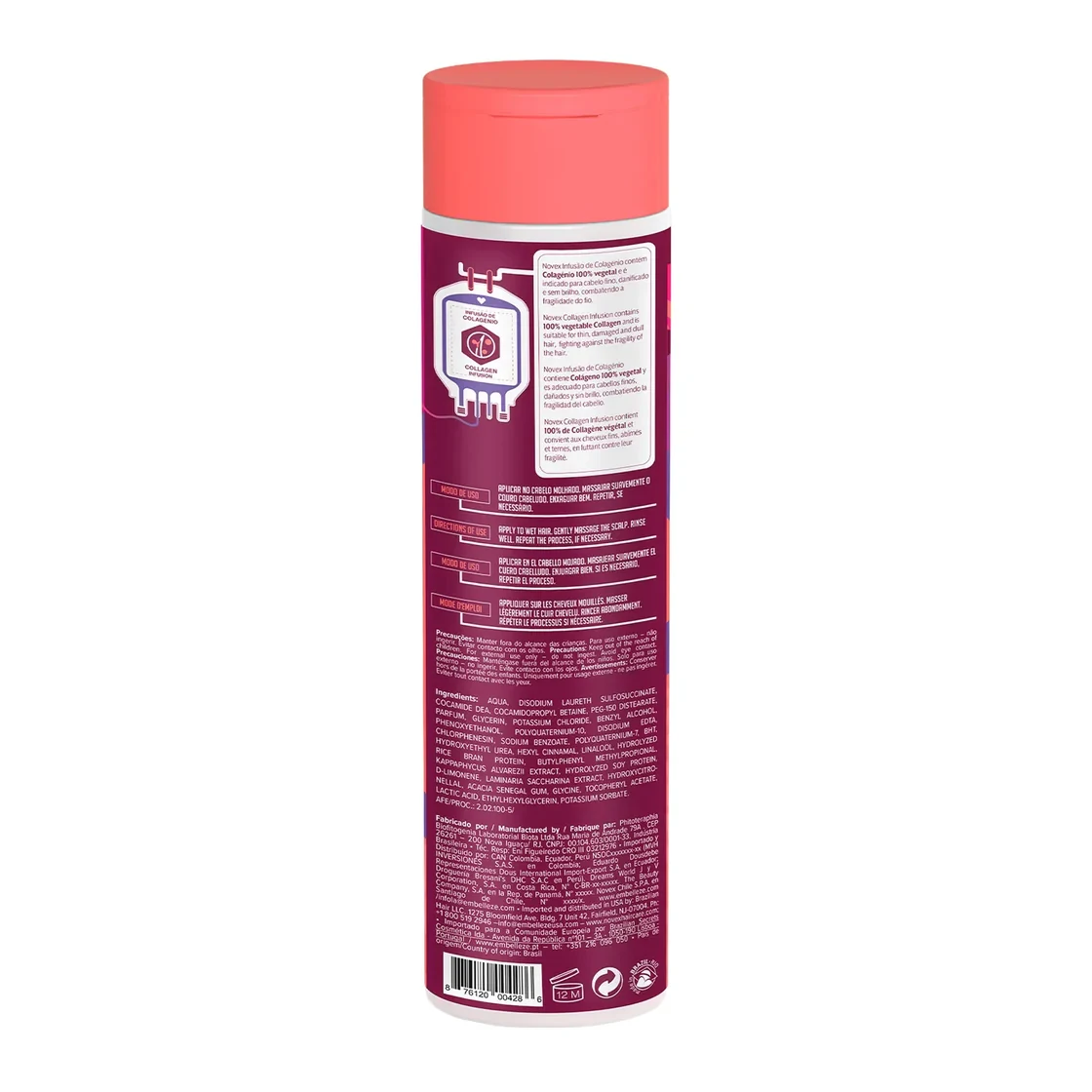 Novex, Infusión de Colágeno Shampoo