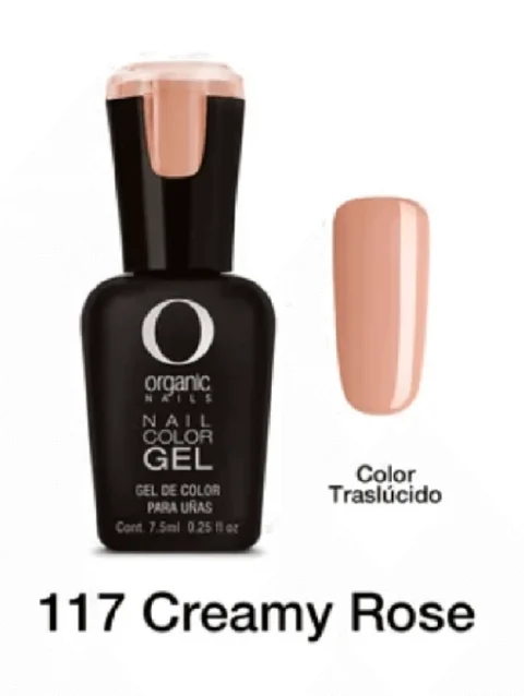 ORGANIC COLOR GEL 117 CREAMY ROSE 7.5 ML.