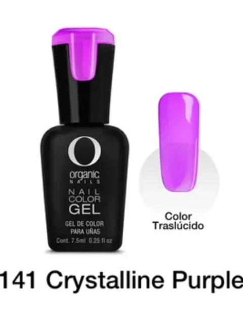 ORGANIC COLOR GEL 141 CRYSTALLINE PURPLE 7.5 ML.