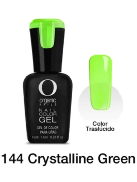 ORGANIC COLOR GEL 144 CRYSTALLINE GREEN 7.5 ML