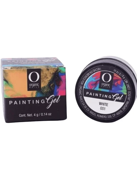 ORGANIC PAINTING GEL ON WHITE 001 4 G / .14 OZ