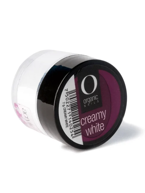 ORGANIC POLVO ACRILICO CREAMY WHITE 1/4 OZ./7.5 GRS.