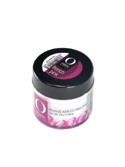 ORGANIC POLVO ACRILICO FRENCH PINK 1 OZ./28 GRS.