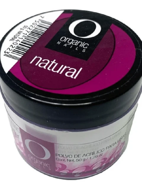 ORGANIC POLVO ACRILICO NATURAL 2 OZ./50 GRS.