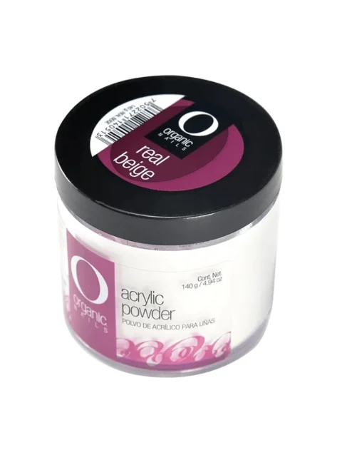ORGANIC POLVO ACRILICO REAL BEIGE 5 OZ./140 GRS.