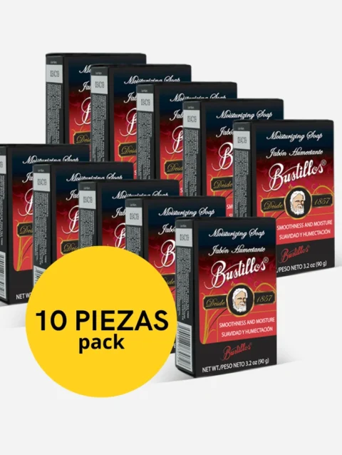 Pack 10 jabones Bustillos