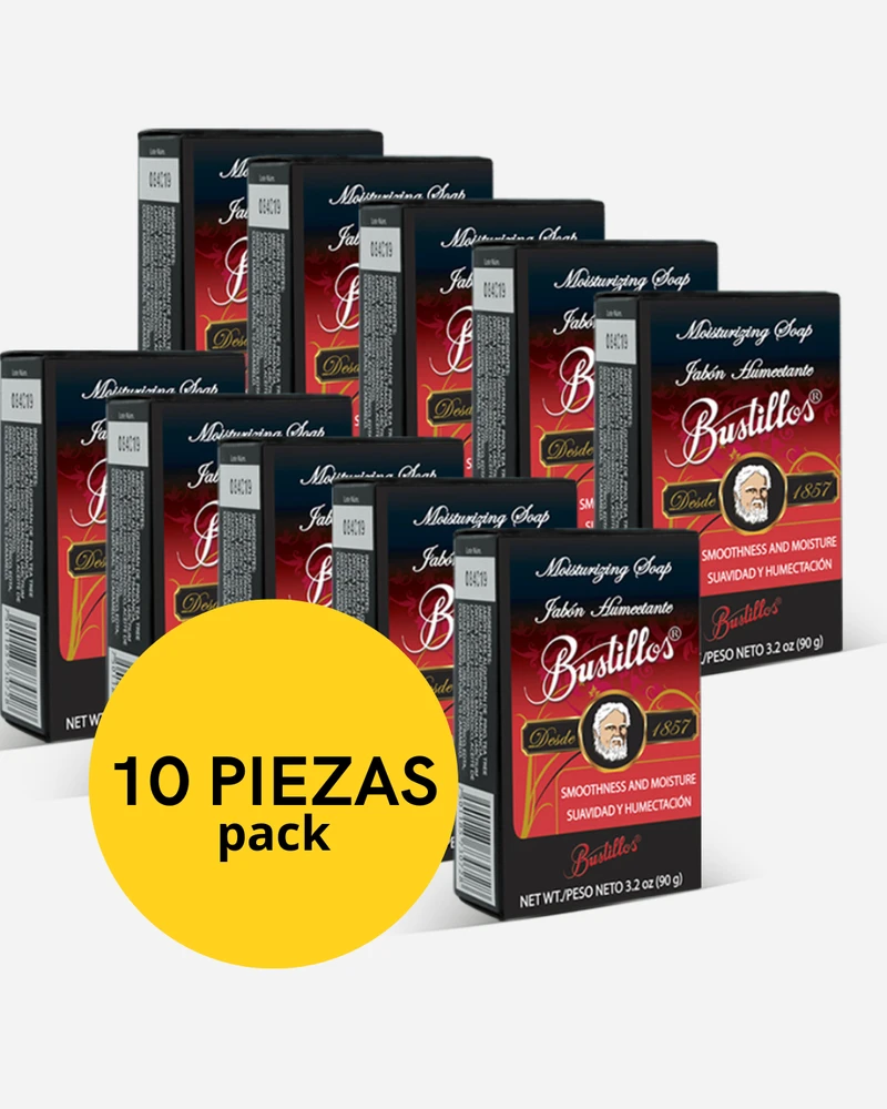 Pack 10 jabones Bustillos