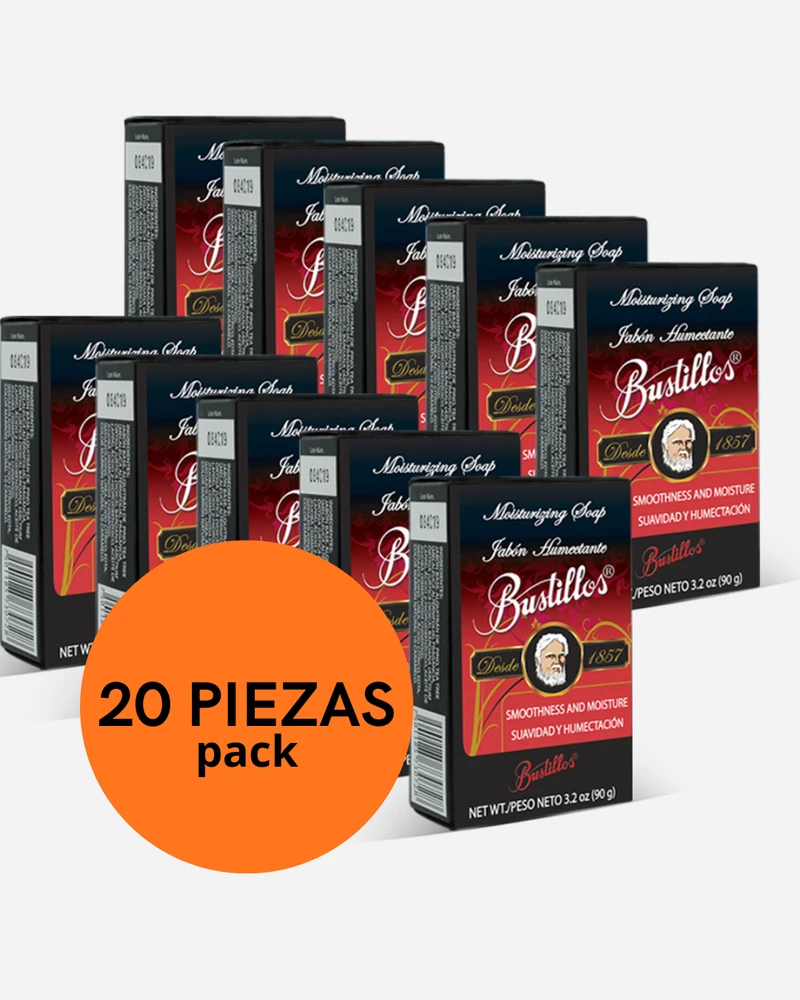 Pack 20 jabones Bustillos