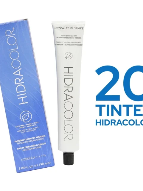 Paquete 20 Tintes para Cabello Hidracolor 90 ml + Peróxido 135 ml