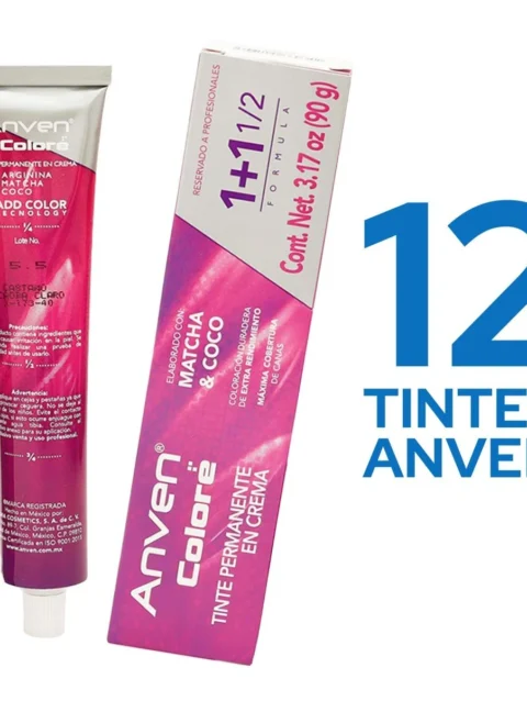 Paquete de 12 Tintes Anven Coloré 90 g