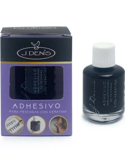 Pegamento para Pestañas Negro J. Denis 15 ml