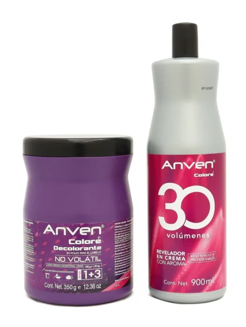 Peróxido para Cabello con Decolorante Polvo No Volátil Anven
