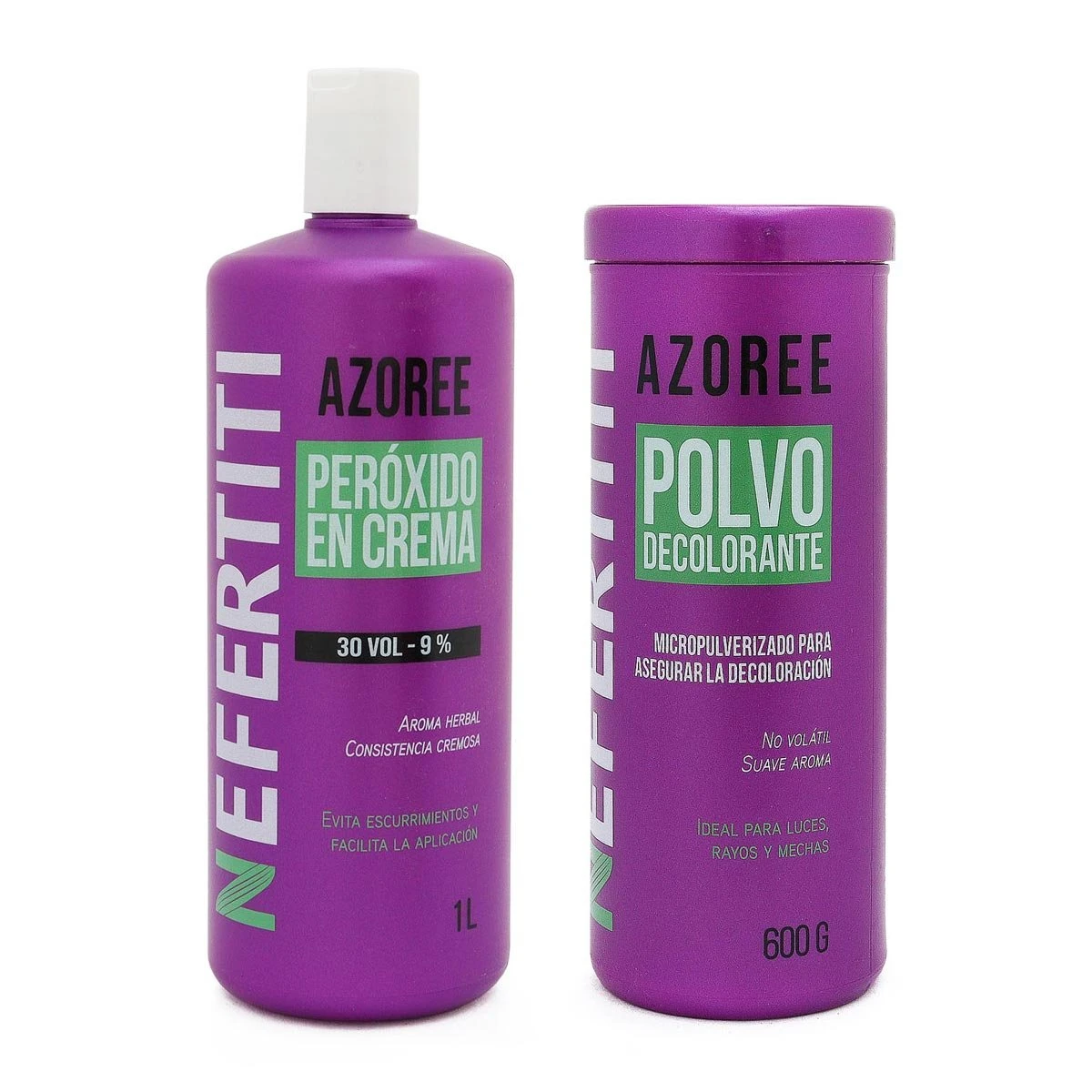 Peróxido para Cabello + Decolorante Azoree Nefertiti