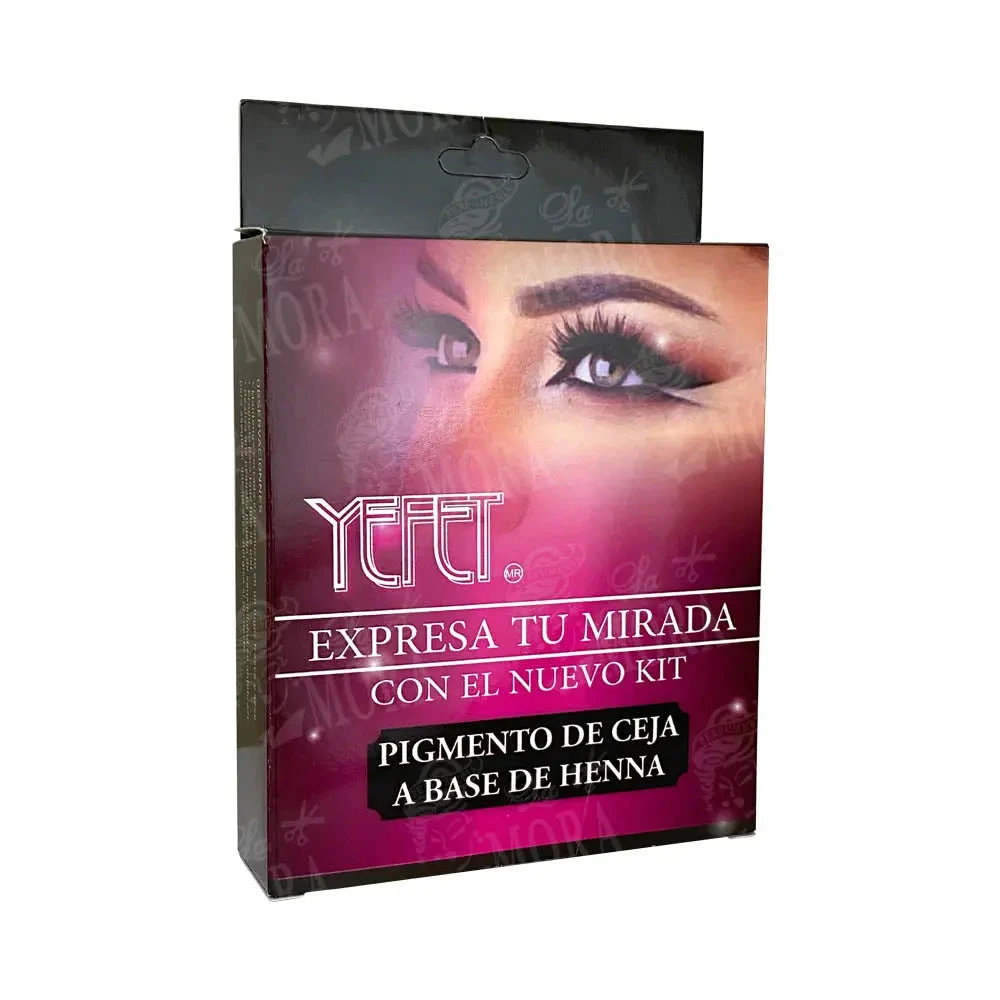 PIGMENTO PARA CEJAS YEFET A BASE DE HENNA