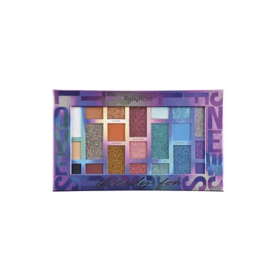 PROMO PALETA SOMBRA RUBY ROSE HB-1059 METALICAS Y GLITTER EN CREMA READY FOR