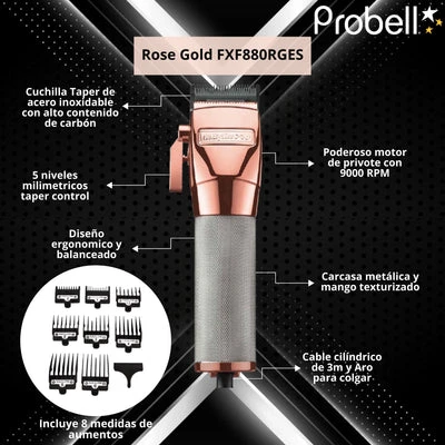 RECORTADORA BABYLISS FXF880RGES ROSE GOLD - Image 3
