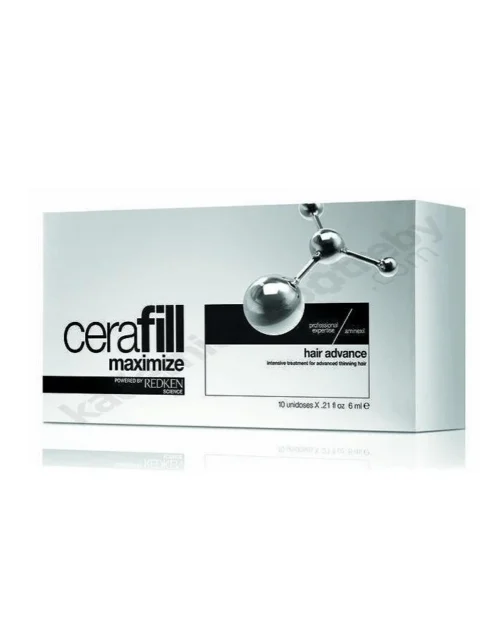 REDKEN CERAFILL MAXIMIZE HAIR ADVANCE CAJA C/10 AMP. 6 ML. C/U