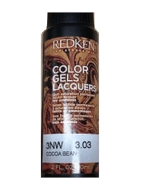 REDKEN COLOR GELS LACQUERS 3NW COCOA BEAN