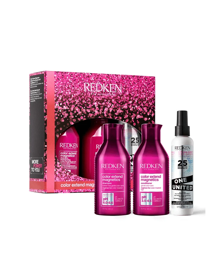 REDKEN TRAVEL KIT COLOR EXTEND MAGNETICS SHAMPOO/ CONDITIONER/25 BENEFITS