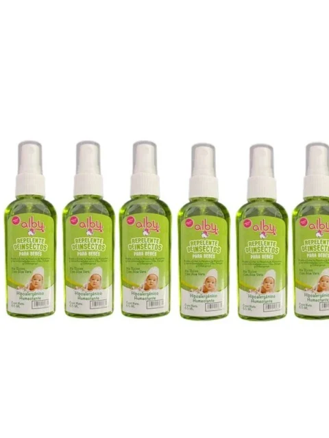 Repelente de Mosquitos para Bebe alby 65 ml (Paquete de 6)
