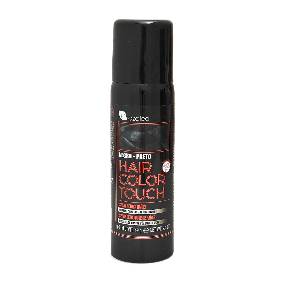 Retocador de Raíces en Spray Negro Azalea Hair Color Touch 100 ml