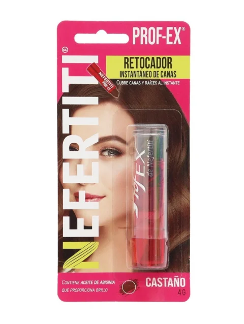 Retocador de Raíces y Canas Castaño Nefertiti Prof-Ex 4 g