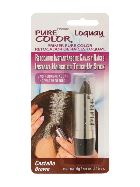 Retocador de Raíces y Canas Castaño Pure Color Loquay 4 g
