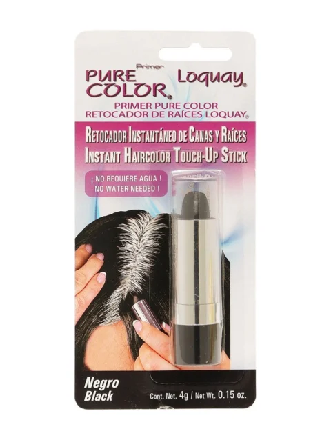 Retocador de Raíces y Canas Negro Pure Color Loquay 4 g