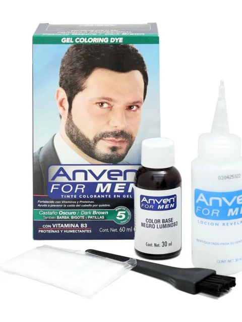 Retocador de Raíz en Tinte Castaño Oscuro For Men Anven