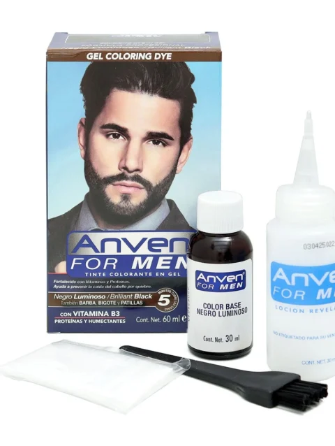 Retocador de Raíz en Tinte Negro Luminoso For Men Anven