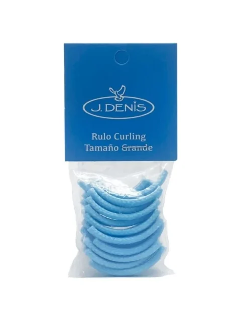 Rulos Desechables Grande Rizado Pestañas J.Denis 10 pz