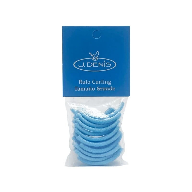 Rulos Desechables Grande Rizado Pestañas J.Denis 10 pz