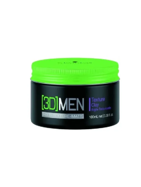 SCHWARZKOPF 3D MEN ARCILLA TEXTURIZANTE 100 ML.