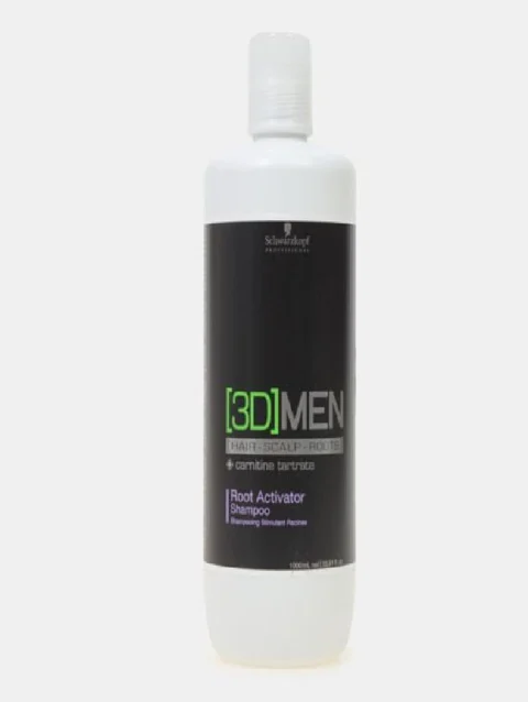 SCHWARZKOPF 3D MEN SION ACTIVADOR DE RAICES 1 LT.