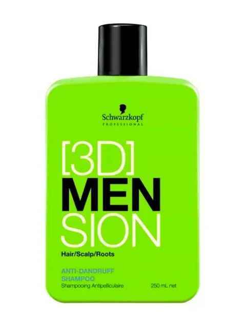 SCHWARZKOPF 3D MEN SION ANTI-DANDRUFF SHAMPOO 250 ML.