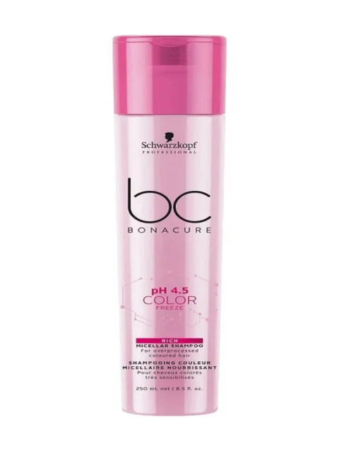 SCHWARZKOPF BC COLOR FREEZE SHAMPOO SIN SULFATOS 250 ML.