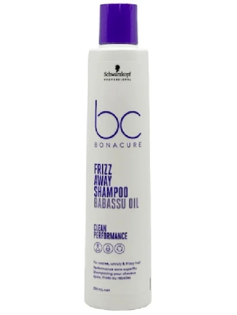 SCHWARZKOPF BC FRIZZ AWAY SHAMPOO BABASSU OIL 250 ML.