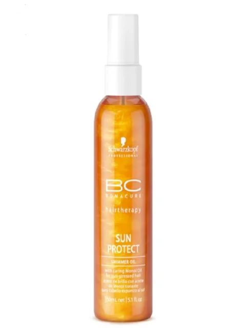 SCHWARZKOPF BC HAIRTHERAPY SUN PROTECT SHIMMER OIL 150 ML.